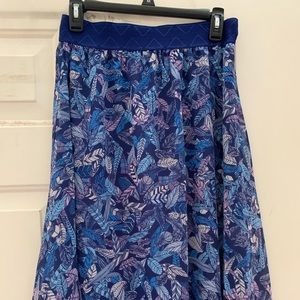 LuLaRoe feather Lola skirt small